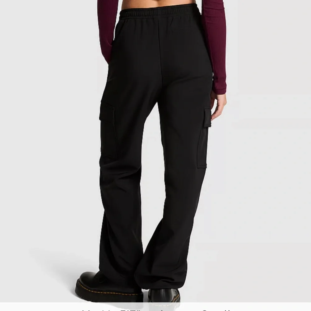 PINK Brushed Woven Cargo Pants - Picture 2 of 2